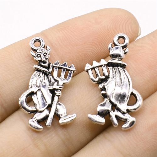 Zinc Alloy Jewelry Pendants, antique silver color plated, DIY 