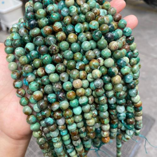 Natural Turquoise Beads, Phoenix Turquoise, Round, DIY 