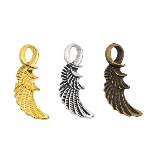 Wing Shaped Zinc Alloy Pendants, DIY [