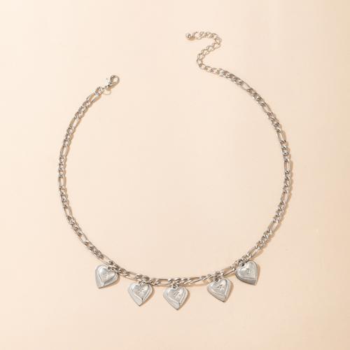 Zinc Alloy Necklace, with 5.5cm extender chain, fashion jewelry & for woman Approx 39 cm 