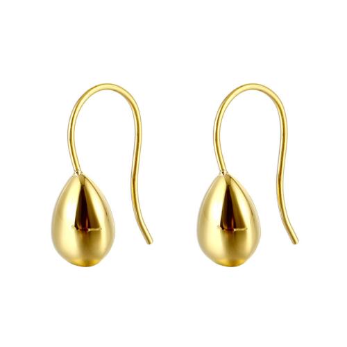 Stainless Steel Drop Earring, 304 Stainless Steel, Teardrop, Vacuum Ion Plating, fashion jewelry & for woman 