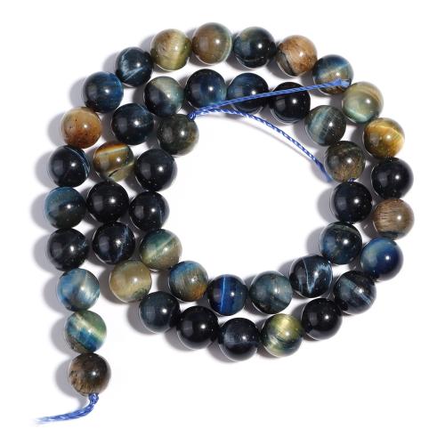 Tiger Eye Beads, Round, DIY mixed colors Approx 38 cm 