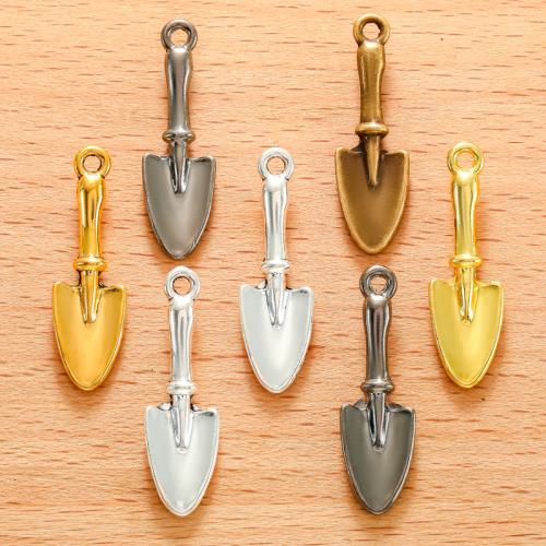 Zinc Alloy Tool Pendants, Shovel, plated, DIY [