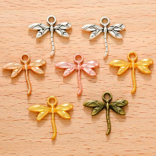 Zinc Alloy Pendant, Dragonfly, plated, DIY [