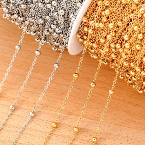 Iron Ball Chain, plated, DIY [