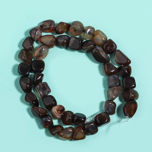 Agate Beads, irregular, DIY, coffee color 