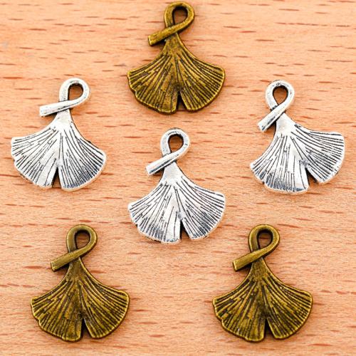 Zinc Alloy Leaf Pendants, plated, DIY 