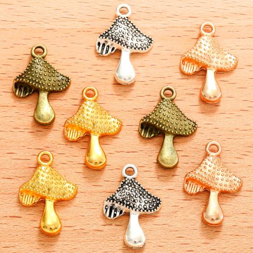 Zinc Alloy Jewelry Pendants, mushroom, plated, DIY 