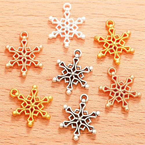 Zinc Alloy Jewelry Pendants, Snowflake, plated, DIY 