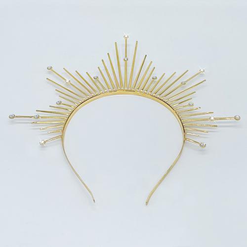 Hair Bands, Zinc Alloy, Unisex & with rhinestone 