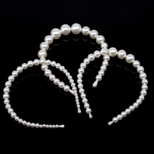 Hair Bands, Plastic Pearl, fashion jewelry & for woman 