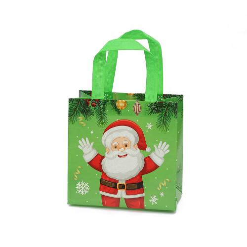 Nichtgewebte Stoffe Christmas Gift Bag, Drucken, verschiedene Größen vorhanden & verschiedene Muster für Wahl, verkauft von PC[