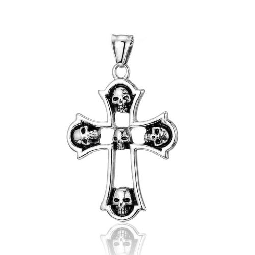 Stainless Steel Cross Pendants, 304 Stainless Steel, vintage & for man 