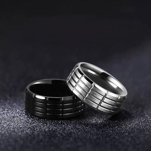 Edelstahl Fingerring, 304 Edelstahl, Modeschmuck & unisex & verschiedene Größen vorhanden, keine, verkauft von PC