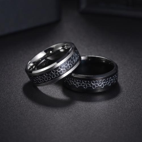 Edelstahl Fingerring, 304 Edelstahl, Modeschmuck & unisex & verschiedene Größen vorhanden, keine, verkauft von PC