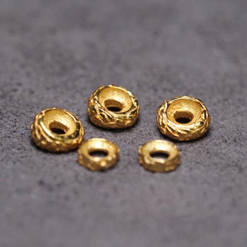 Sterling Silver Spacer Beads, 925 Sterling Silver, DIY golden 