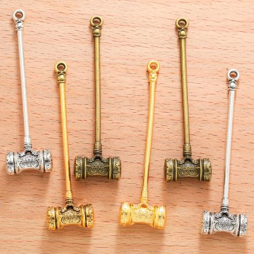 Zinc Alloy Tool Pendants, hammer, plated, DIY [