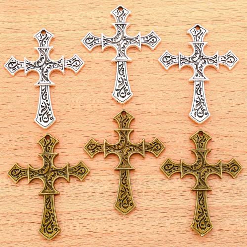 Zinc Alloy Cross Pendants, plated, DIY [