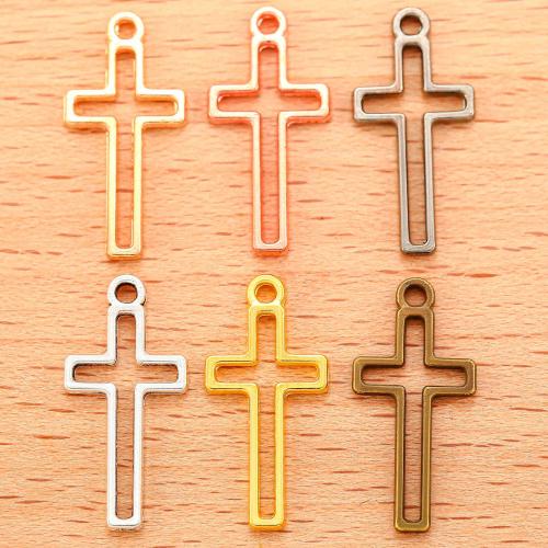 Zinc Alloy Cross Pendants, plated, DIY 