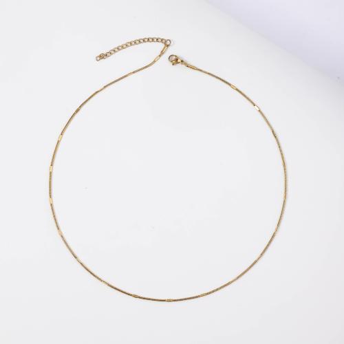 Stainless Steel Chain Necklace, 304 Stainless Steel, with 5cm extender chain, fashion jewelry & for woman 1.2mm Approx 45 cm 