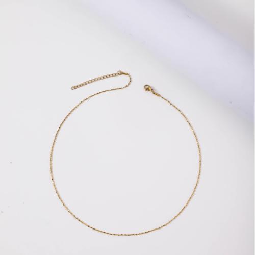 Stainless Steel Chain Necklace, 304 Stainless Steel, with 5cm extender chain, fashion jewelry & for woman 1.3mm Approx 45 cm 