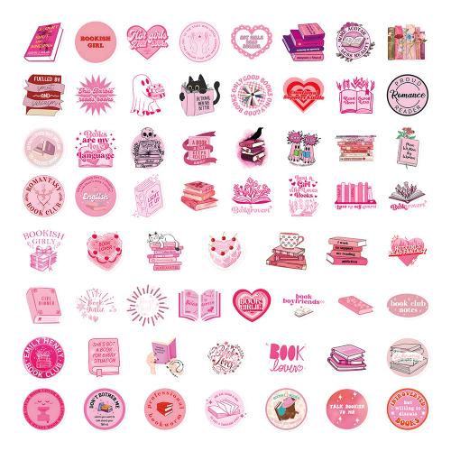 Stickers décoratifs, plastique PVC, avec Adhésif-Autocollant, DIY & imperméable, couleurs mélangées, About  2-6cm Vendu par lot