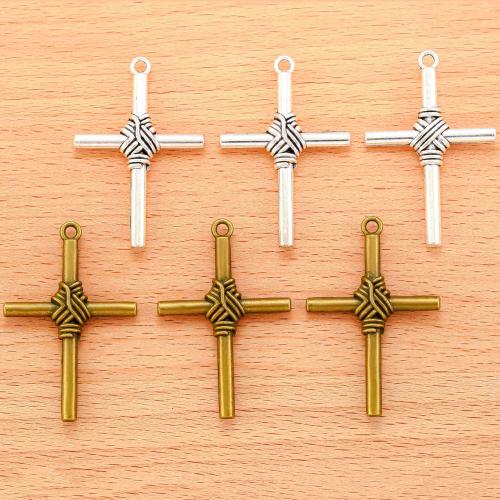 Zinc Alloy Cross Pendants, plated, DIY 