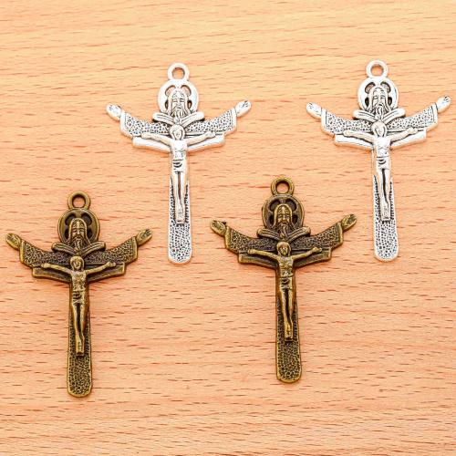 Zinc Alloy Cross Pendants, plated, DIY 