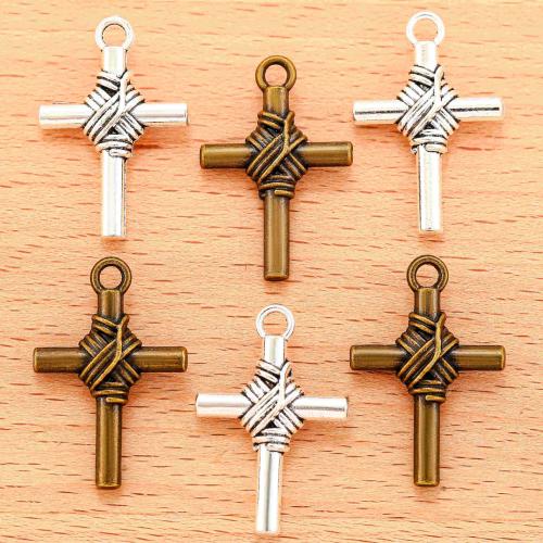 Zinc Alloy Cross Pendants, plated, DIY 