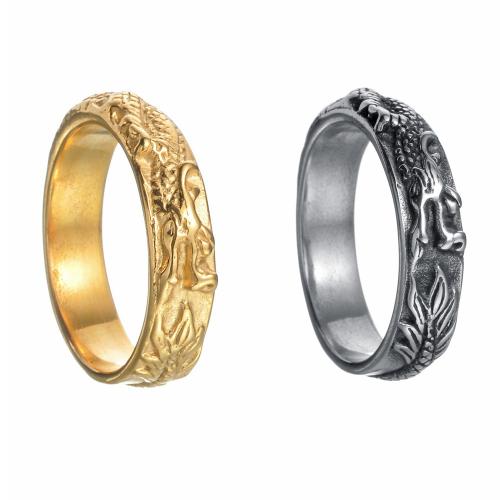 Edelstahl Fingerring, 304 Edelstahl, Modeschmuck & unisex & verschiedene Größen vorhanden, keine, verkauft von PC