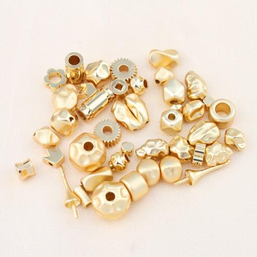 Brass Jewelry Beads, gold color plated, DIY 