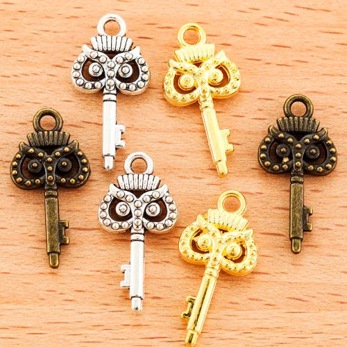 Zinc Alloy Key Pendants, plated, DIY [