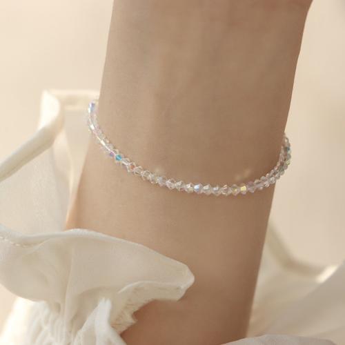 Bracelets de perle de bijou en verre, différents matériaux pour le choix & normes différentes pour le choix & styles différents pour le choix & pour femme, plus de couleurs à choisir cm, Vendu par PC[