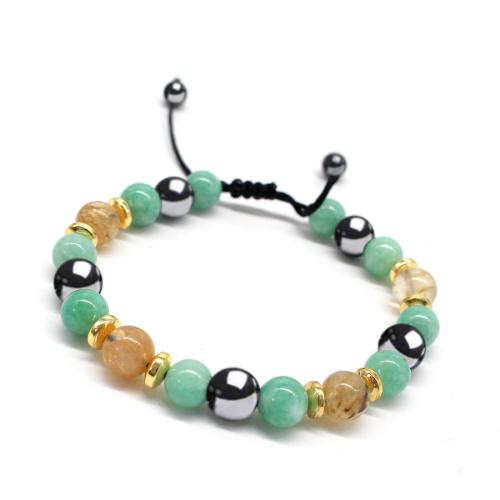 Gemstone Bracelets, with Crystal Thread & Unisex 