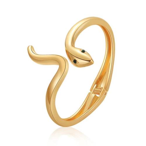 Zinc Alloy Cuff Bangle, Snake, fashion jewelry & for woman mm 