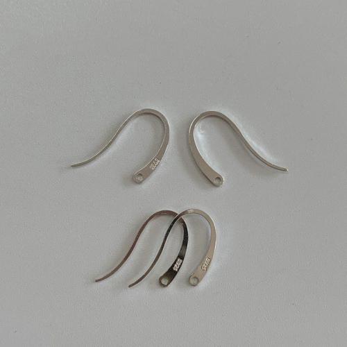 Crochet boucle d oreille en argent, Argent sterling 925, DIY & styles différents pour le choix, Vendu par paire[