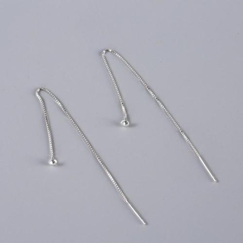 Boucles d'oreilles en Argent, Argent sterling 925, DIY & styles différents pour le choix, Vendu par paire[