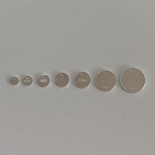 Label/tag en argent, Argent sterling 925, DIY & normes différentes pour le choix, Vendu par PC[