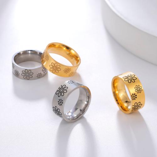 Edelstahl Fingerring, 304 Edelstahl, Modeschmuck & unisex & verschiedene Größen vorhanden, keine, verkauft von PC