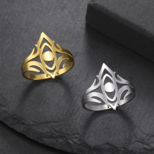 Edelstahl Fingerring, 304 Edelstahl, Modeschmuck & unisex & verschiedene Größen vorhanden, keine, verkauft von PC