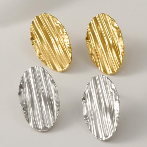 Stainless Steel Stud Earring, 304 Stainless Steel, plated, for woman 