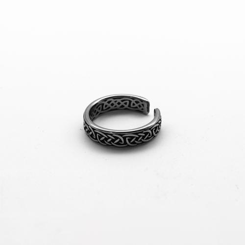 Edelstahl Fingerring, 316 Edelstahl, plattiert, unisex & verschiedene Größen vorhanden, originale Farbe, 3PCs/Menge, verkauft von Menge