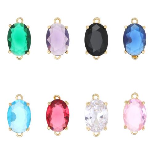 Cubic Zirconia Brass Pendants, plated, DIY & micro pave cubic zirconia 