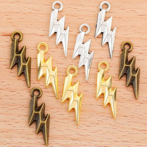 Zinc Alloy Jewelry Pendants, Lightning Symbol, plated, DIY 