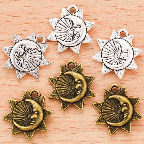 Zinc Alloy Jewelry Pendants, Sun, plated, DIY 