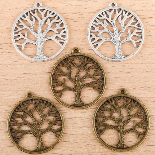 Zinc Alloy Jewelry Pendants, Round, plated, DIY 