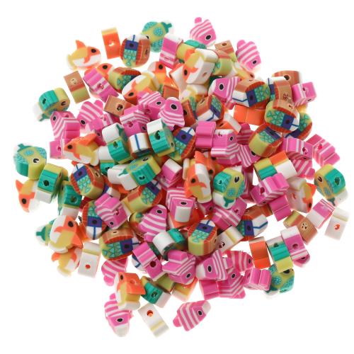 Polymer Clay Jewelry Beads, DIY, mixed colors Approx 1.5mm [