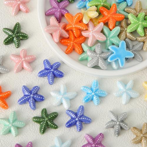 Animal Porcelain Beads, Starfish, DIY 