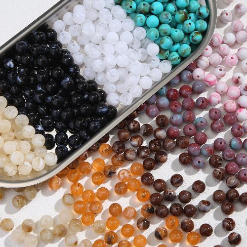 Granos de acrílicos de imitación de piedras preciosas, Acrílico, Esférico, Bricolaje, más colores para la opción, 10mm, 10PCs/Bolsa, Vendido por Bolsa