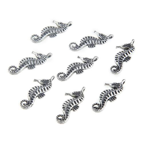 Zinc Alloy Animal Pendants, Seahorse, silver color plated, DIY, silver color [